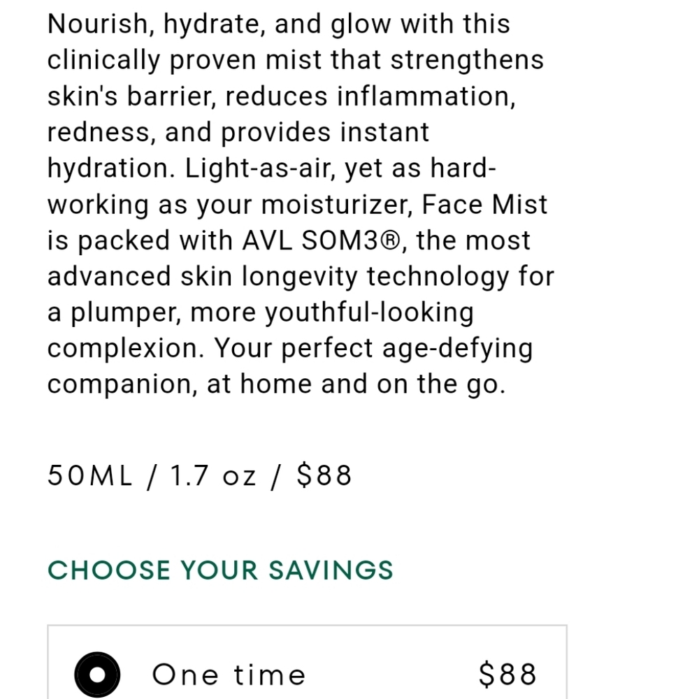 NIB AVL LABORATORIES FACIAL MIST - Picture 3 of 12
